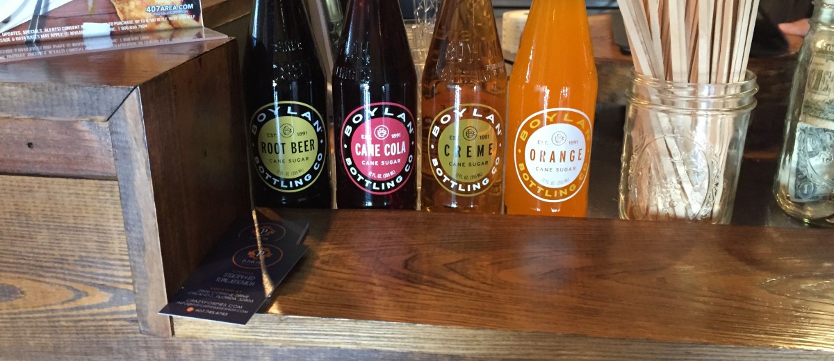 Craft sodas at P Is For Pie